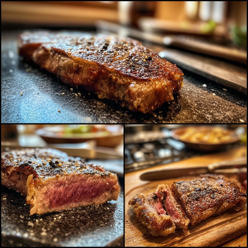 Gegrilltes Rindersteak Mit Pfeffer Kruste