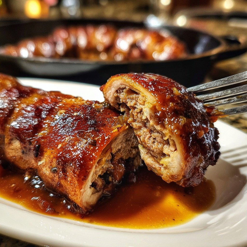 Hausmannskost Rinderrouladen mit Rahmsoße