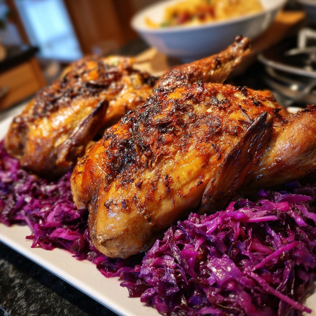 Saisonal & Festlich Weihnachtsgans mit Rotkohl