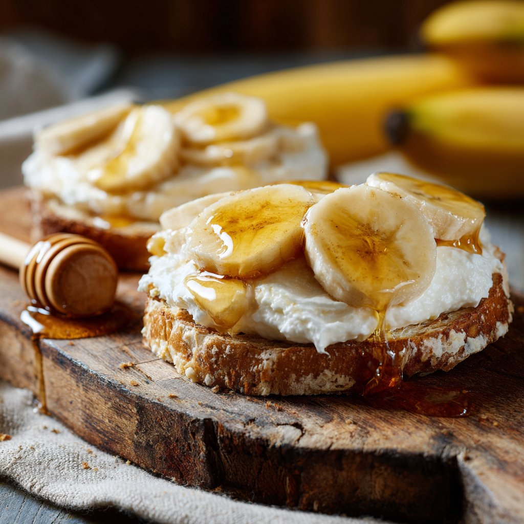 Frühstücksideen mit Banane und Quark
