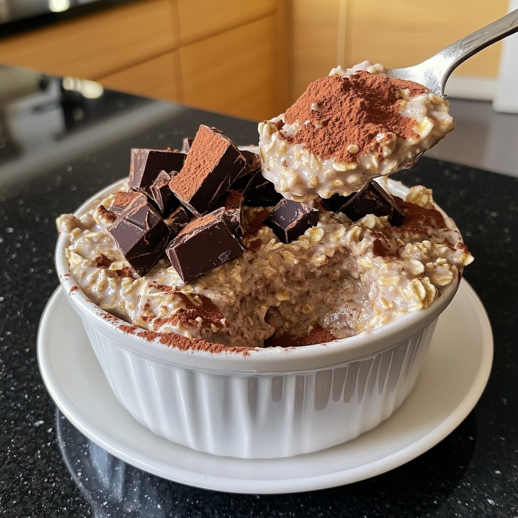 Overnight Oats mit Schokolade