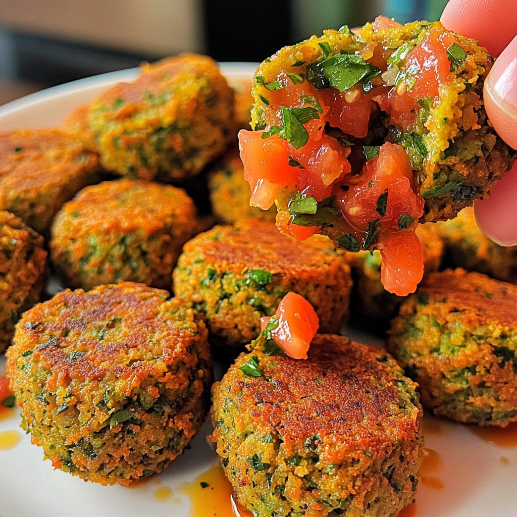Falafel mit Tomatensalsa