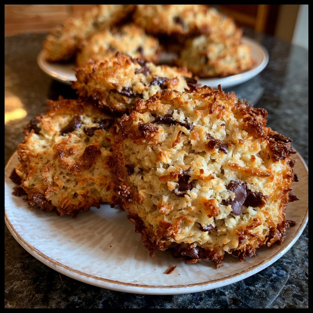 Cookies mit Kokos und Schokolade