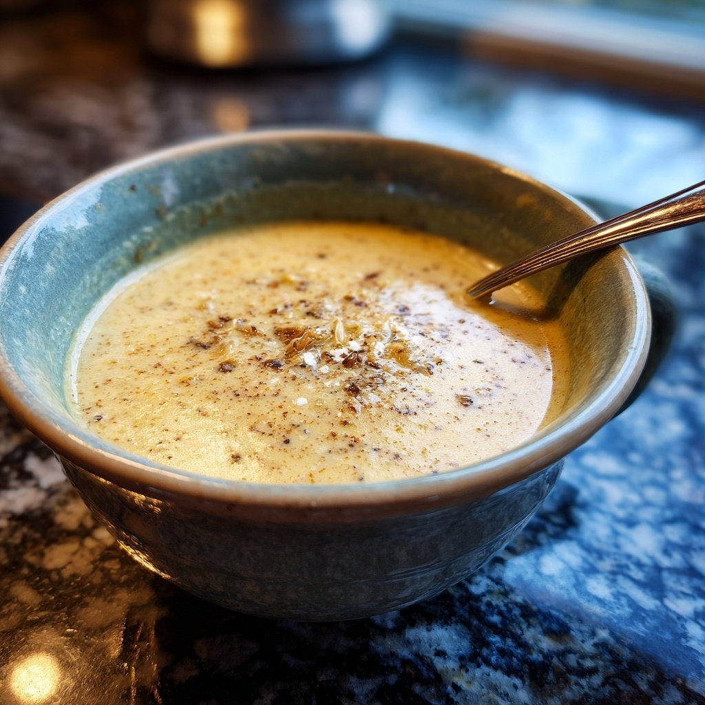 Blumenkohlsuppe mit Muskatnuss