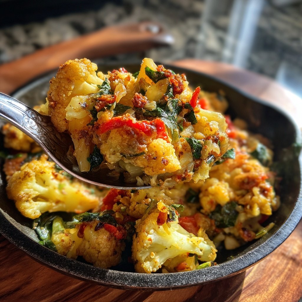 Blumenkohl Reis Pfanne