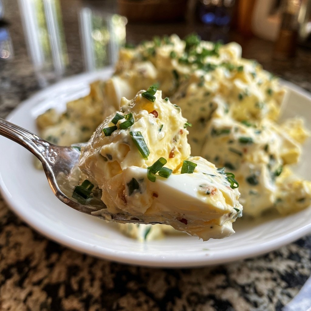Schnell & Einfach 10-Minuten-Eiersalat mit Joghurt