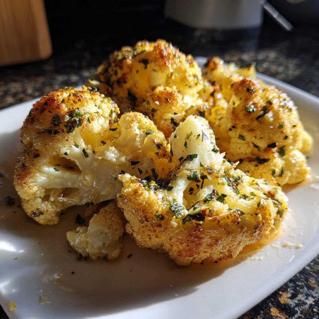 Blumenkohl mit Knoblauchbutter