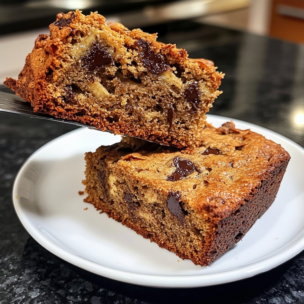Bananenbrot mit Schokostückchen
