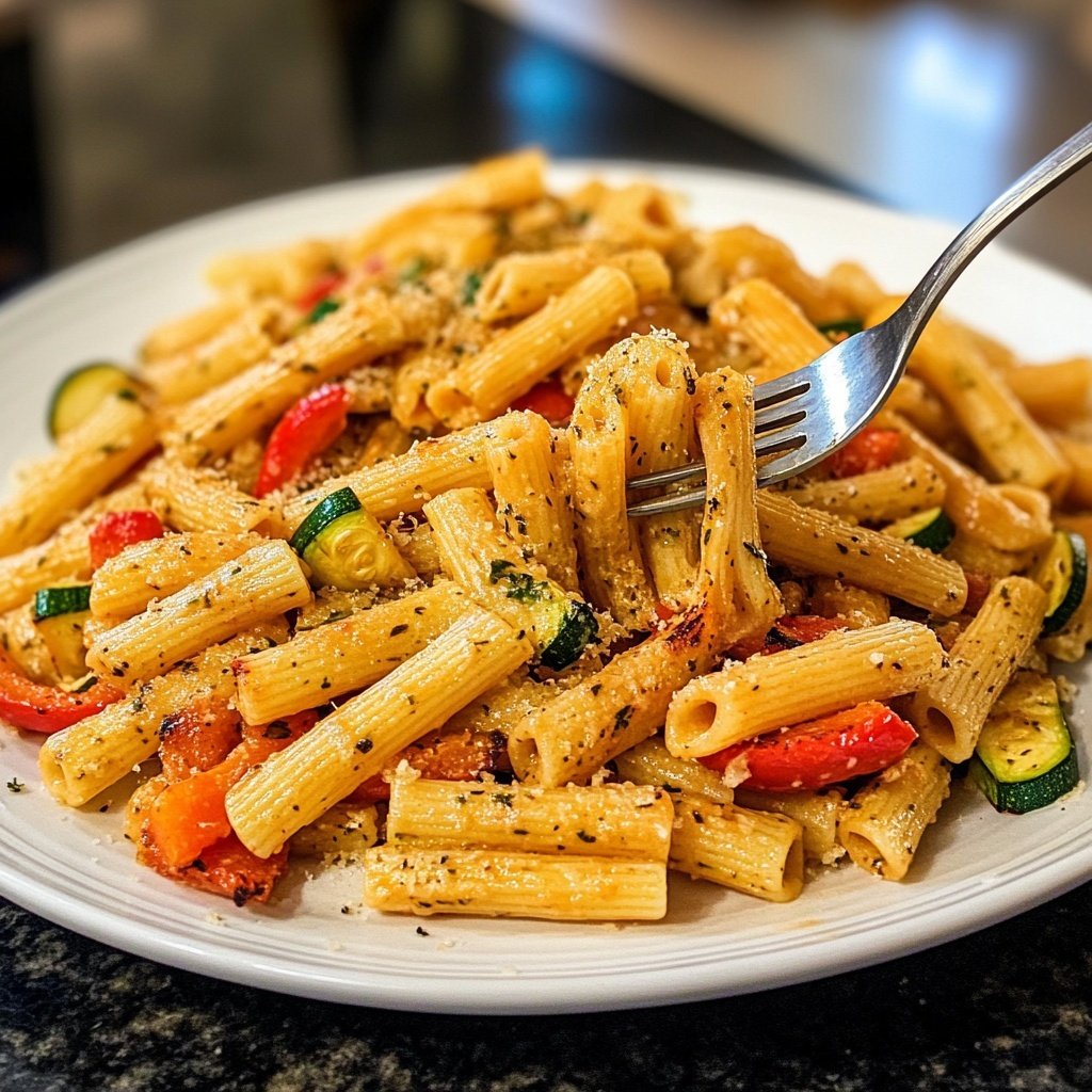 Penne mit Ofengemüse