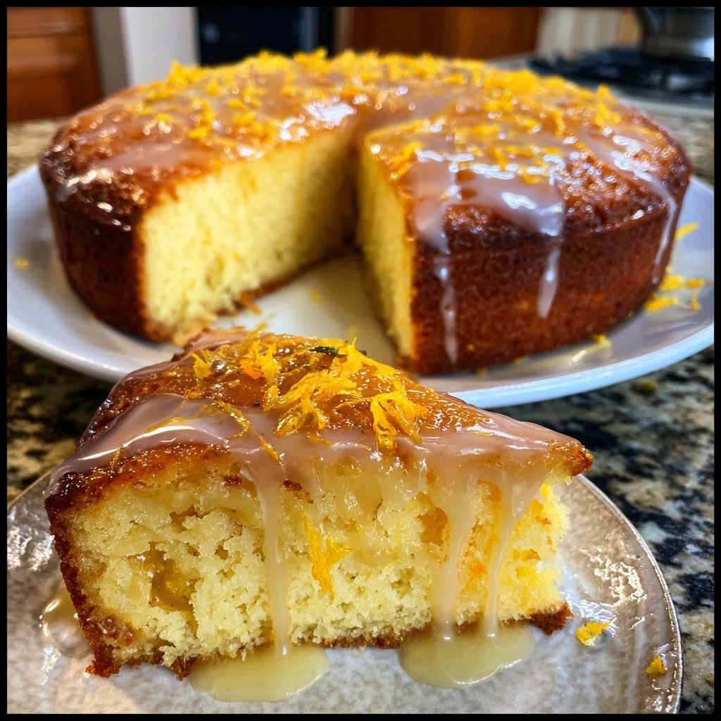 Käsekuchen mit Orangennote